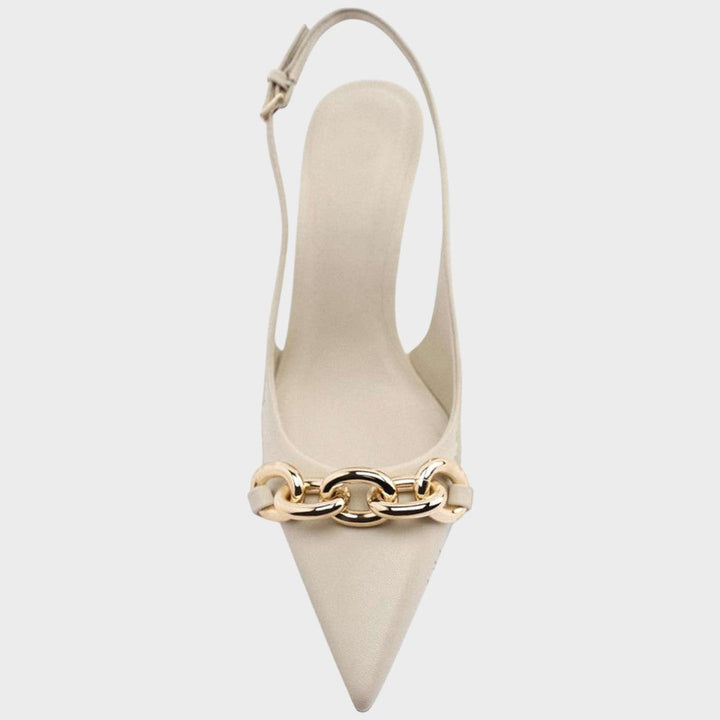Valéria | Tacones Metálicos con Cadena
