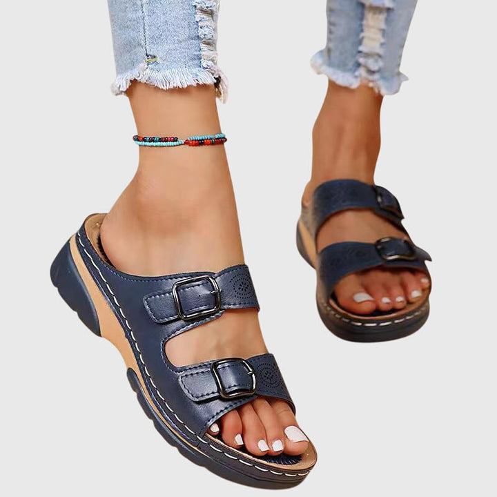 Diora™ | Sandalias de Cuero Ortopédicas