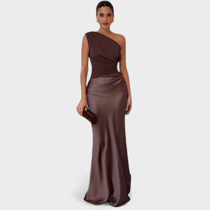 Asmine - Elegante Vestido de Un Solo Hombro