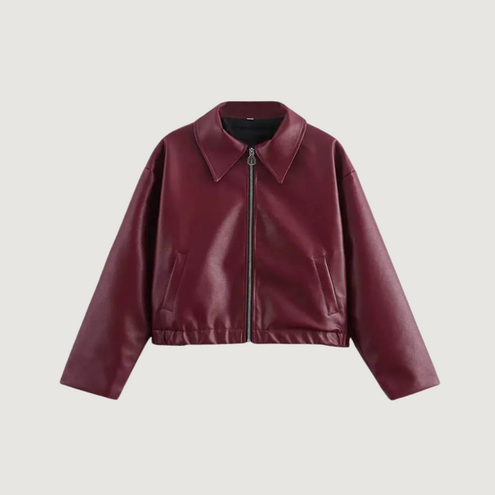 Bomber de cuero