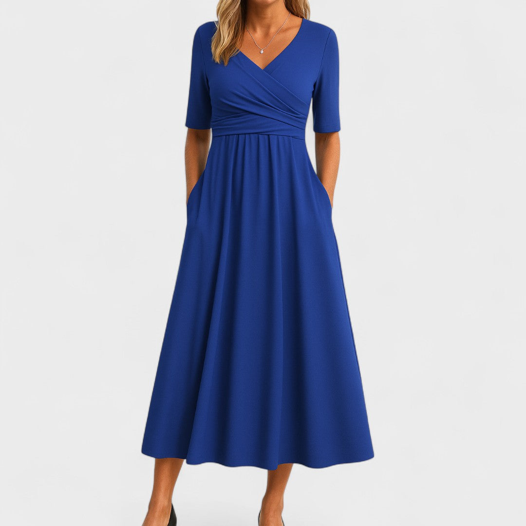 Joana – Vestido midi elegante