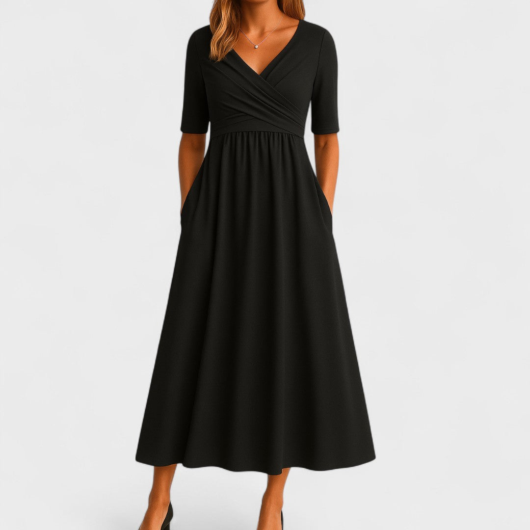 Joana – Vestido midi elegante