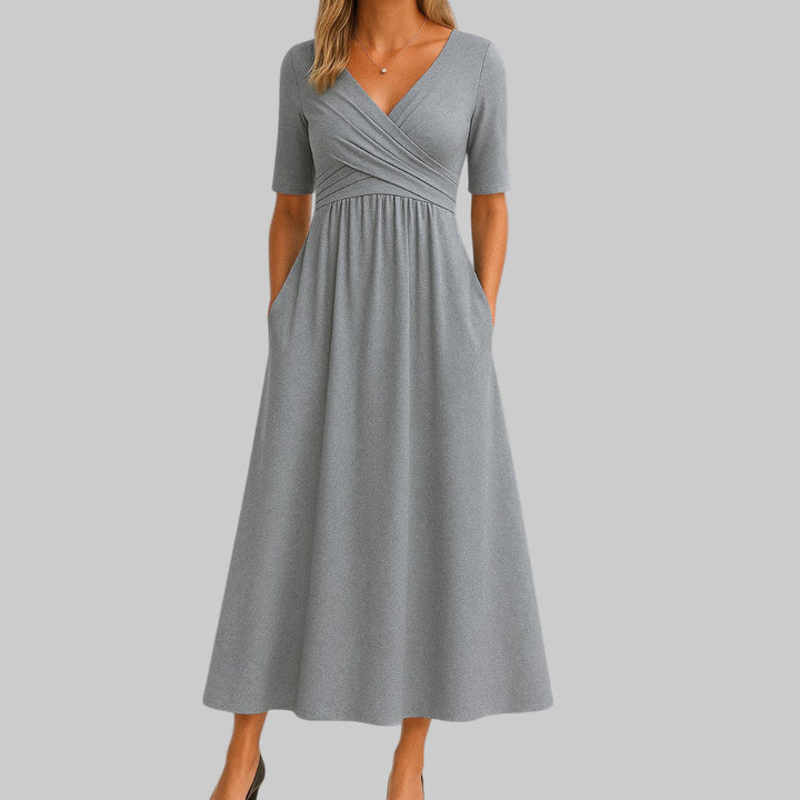 Joana – Vestido midi elegante