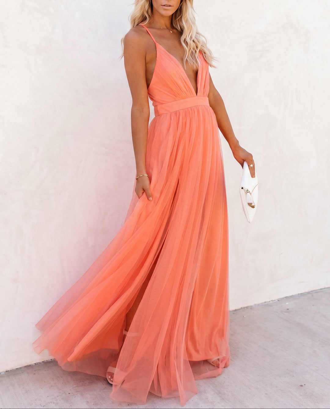 Vestido Coral Fade
