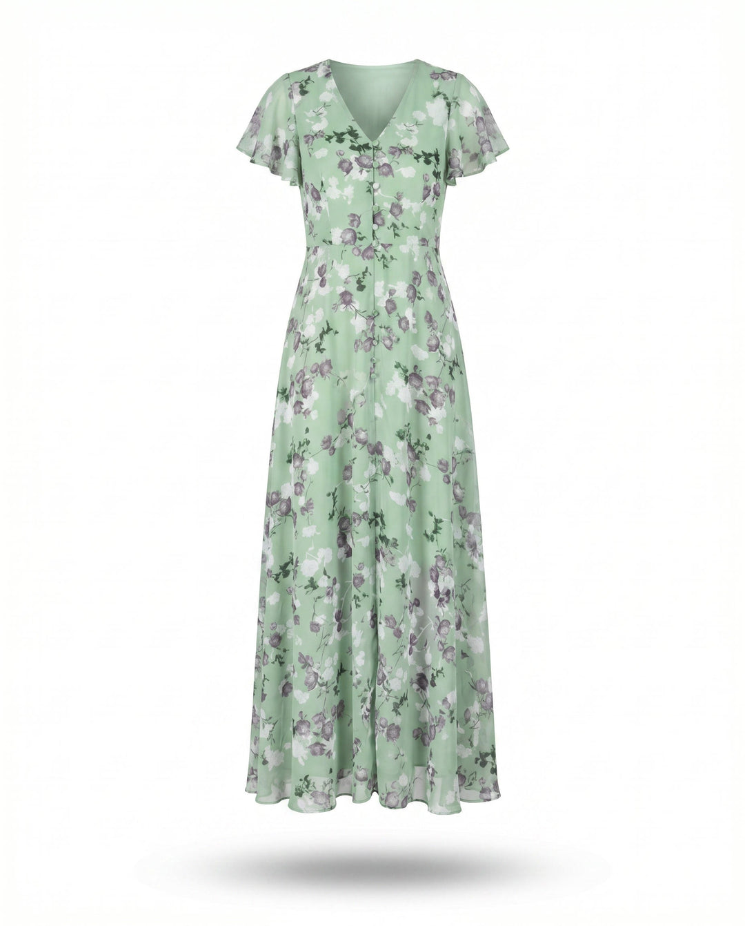 Vestido Envoltura Flotante