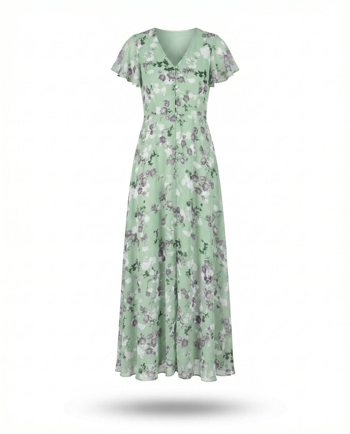 Vestido Envoltura Flotante