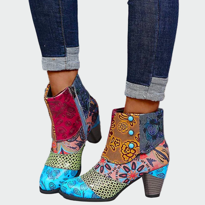Adriana - Botas Ortopédicas Impermeables Con Estilo Boho