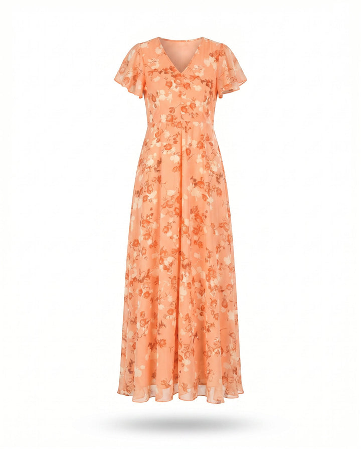 Vestido Envoltura Flotante