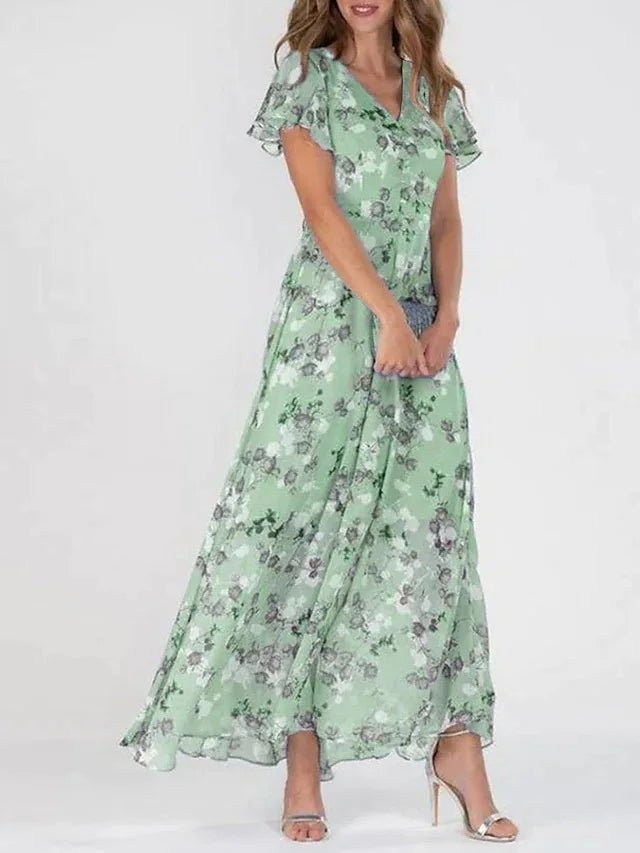 Vestido Envoltura Flotante