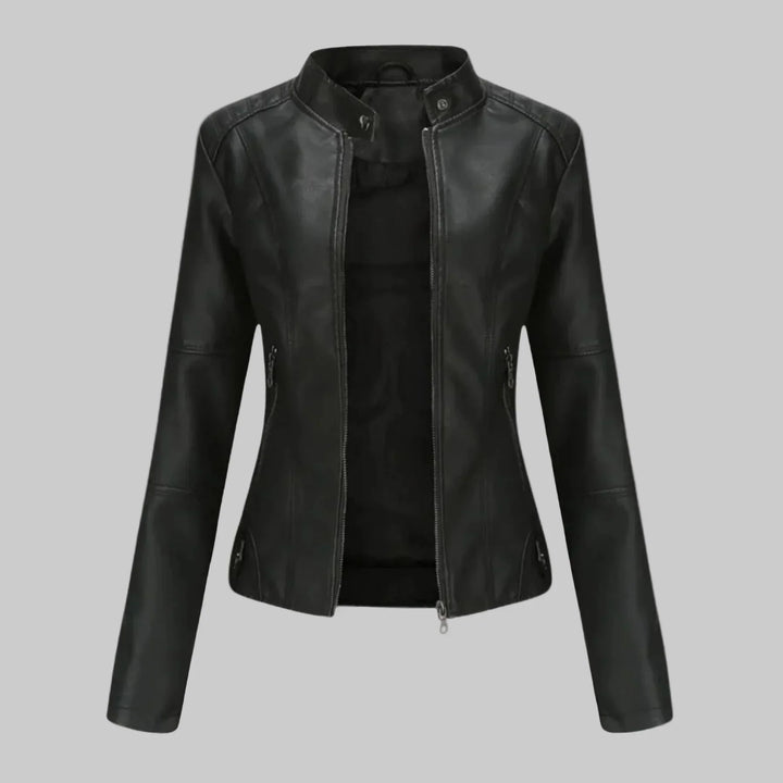 Romina | Chaqueta de Cuero Casual
