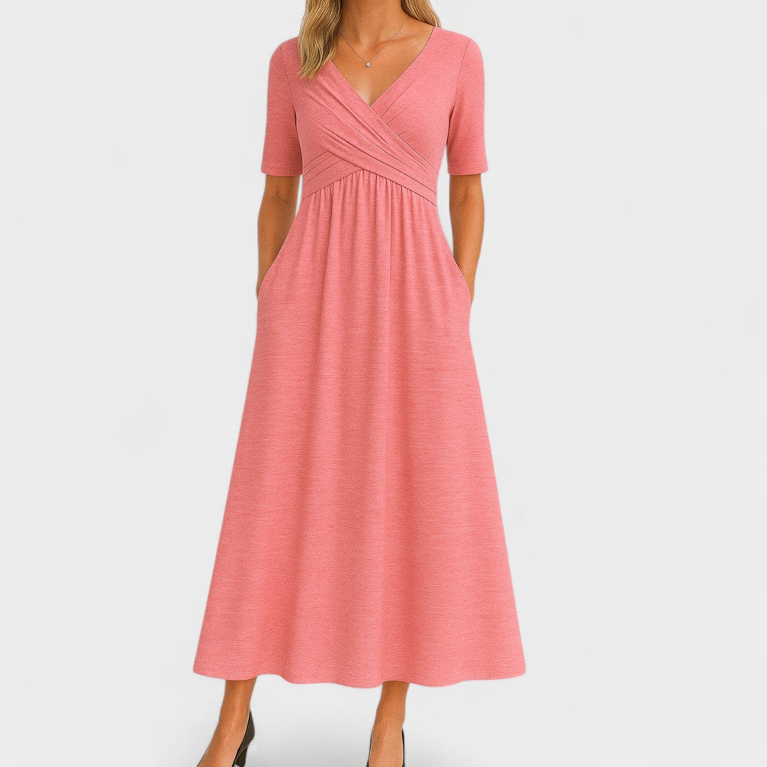 Joana – Vestido midi elegante