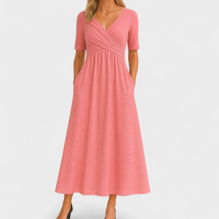Joana – Vestido midi elegante