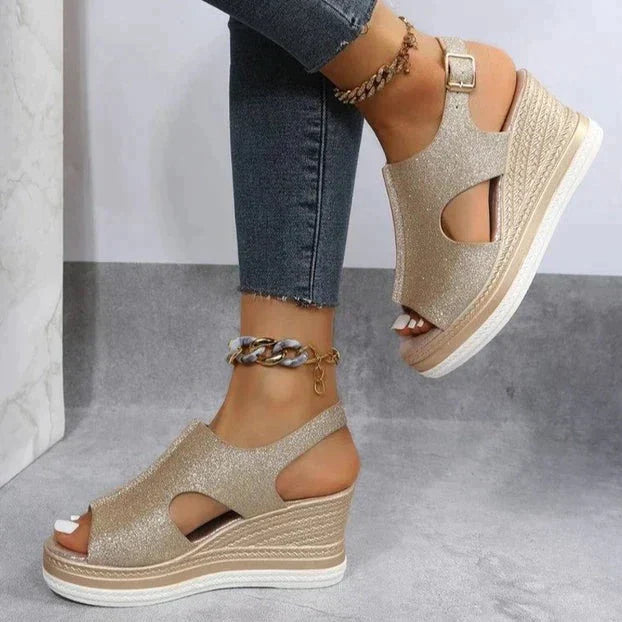 Maeve – Sandalias de cuña cómodas