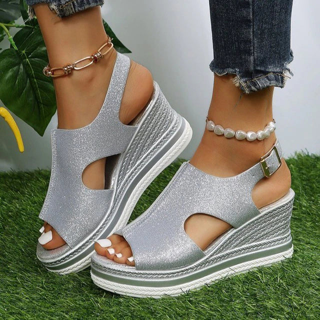 Maeve – Sandalias de cuña cómodas