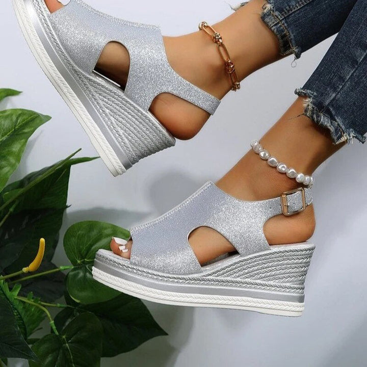 Maeve – Sandalias de cuña cómodas