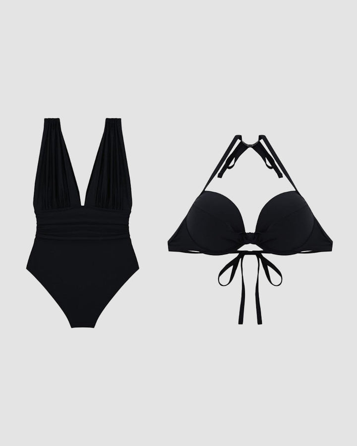 Bañador Luxe Shaping con Escote en V Profundo
