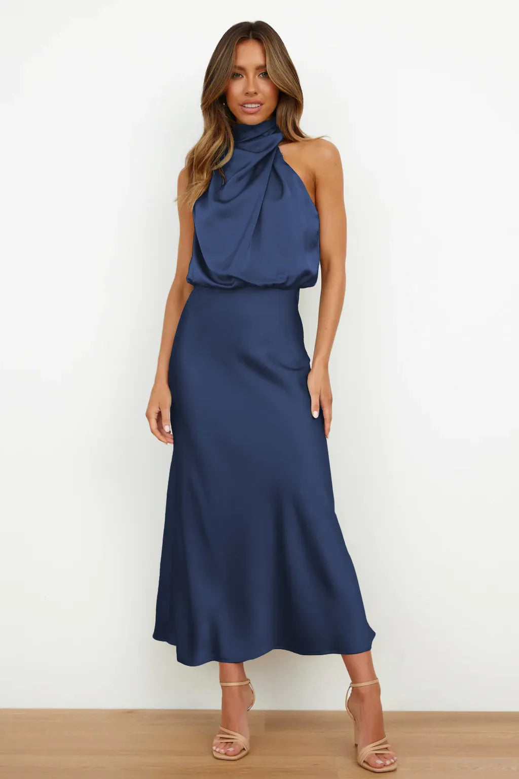 Vestido de Cortina de Satén