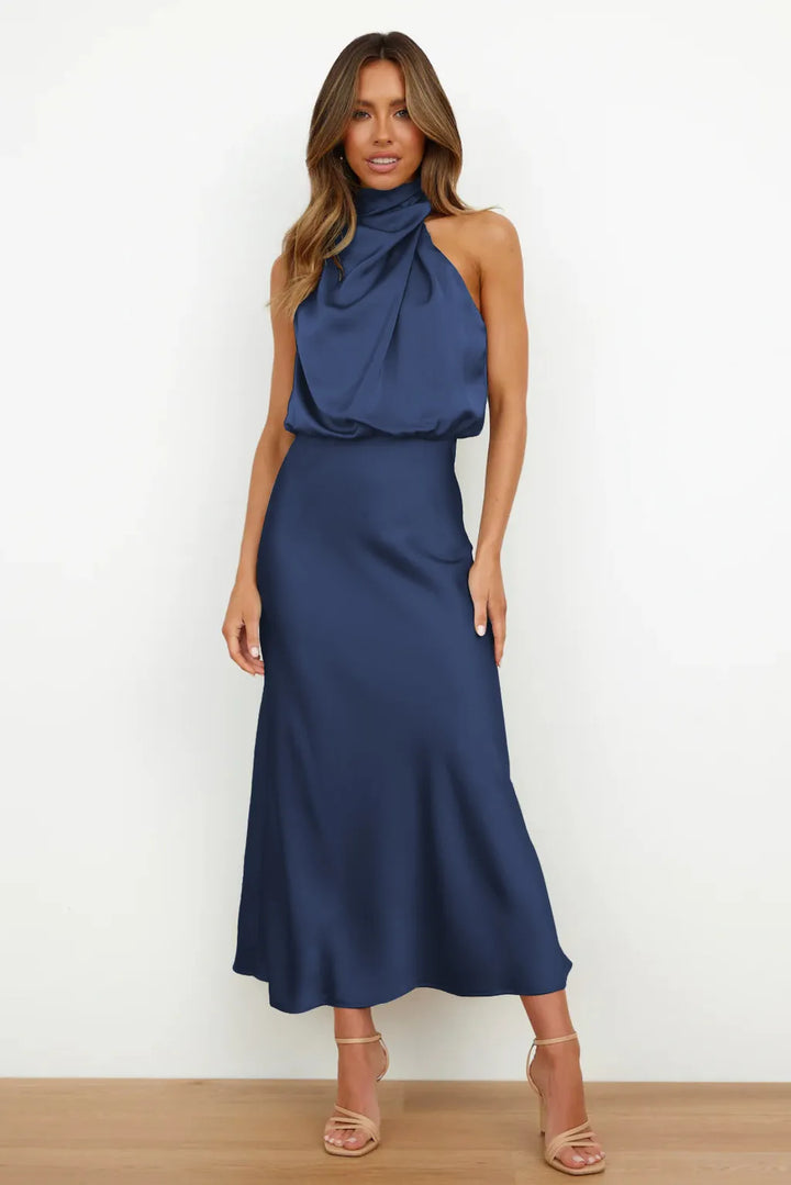 Vestido de Cortina de Satén