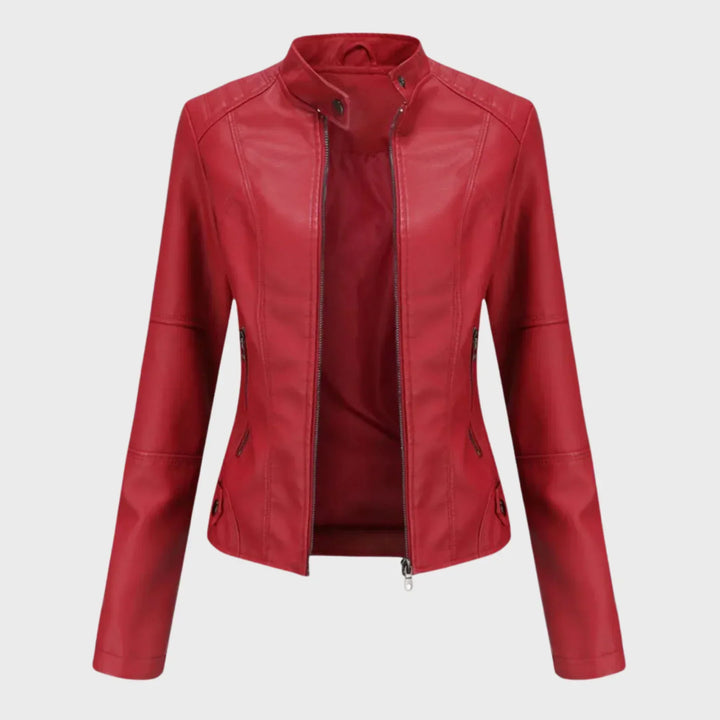 Romina | Chaqueta de Cuero Casual