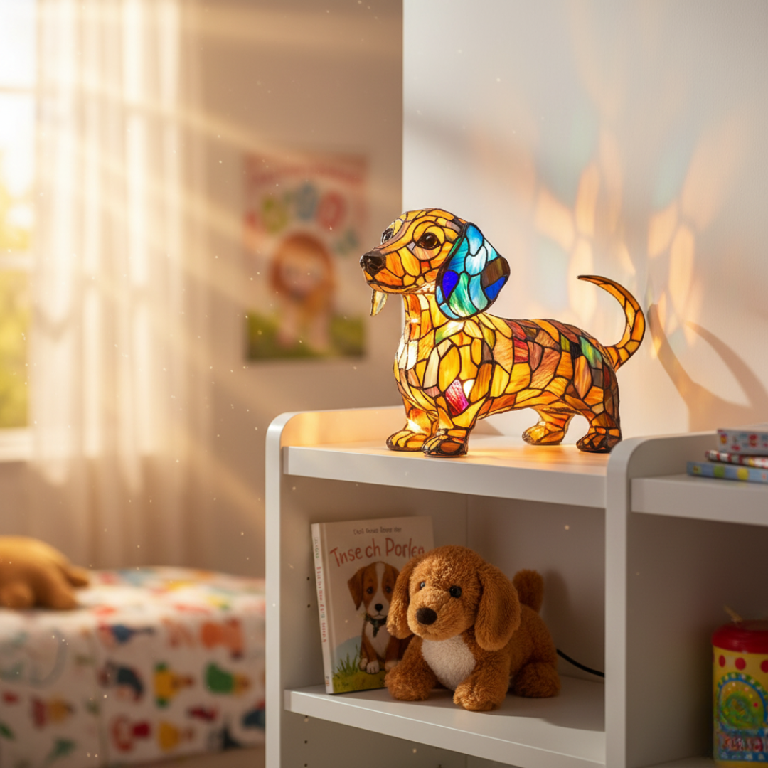 Lámpara de perrito salchicha | Pip