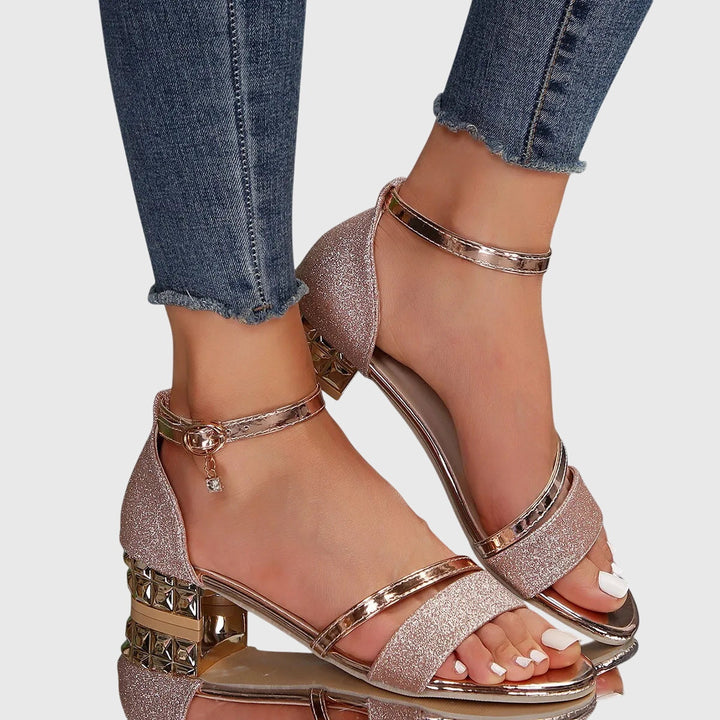 Alison™ | Sandalias ortopédicas con tacón