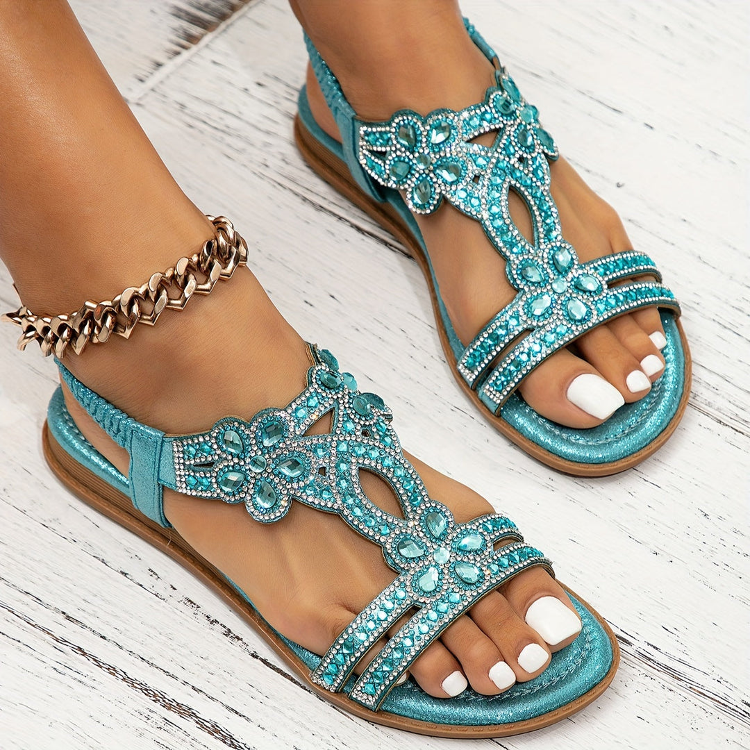 Maison – Sandalias ortopédicas con detalles de cristal