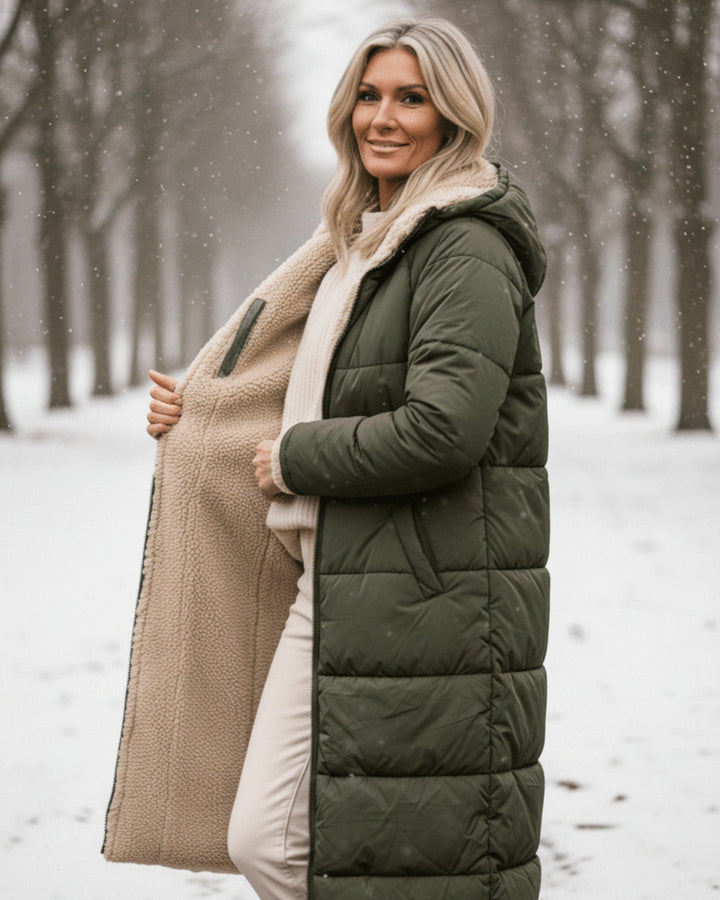 Zuzana - Abrigo de invierno Sherpa