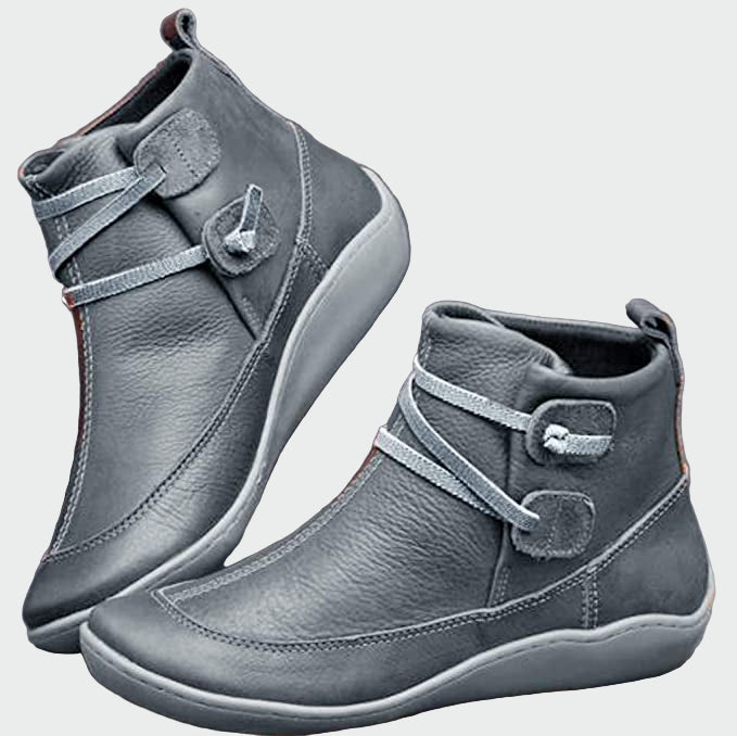 Zoe - Botines Ortopédicos De Cuero Premium Con Soporte