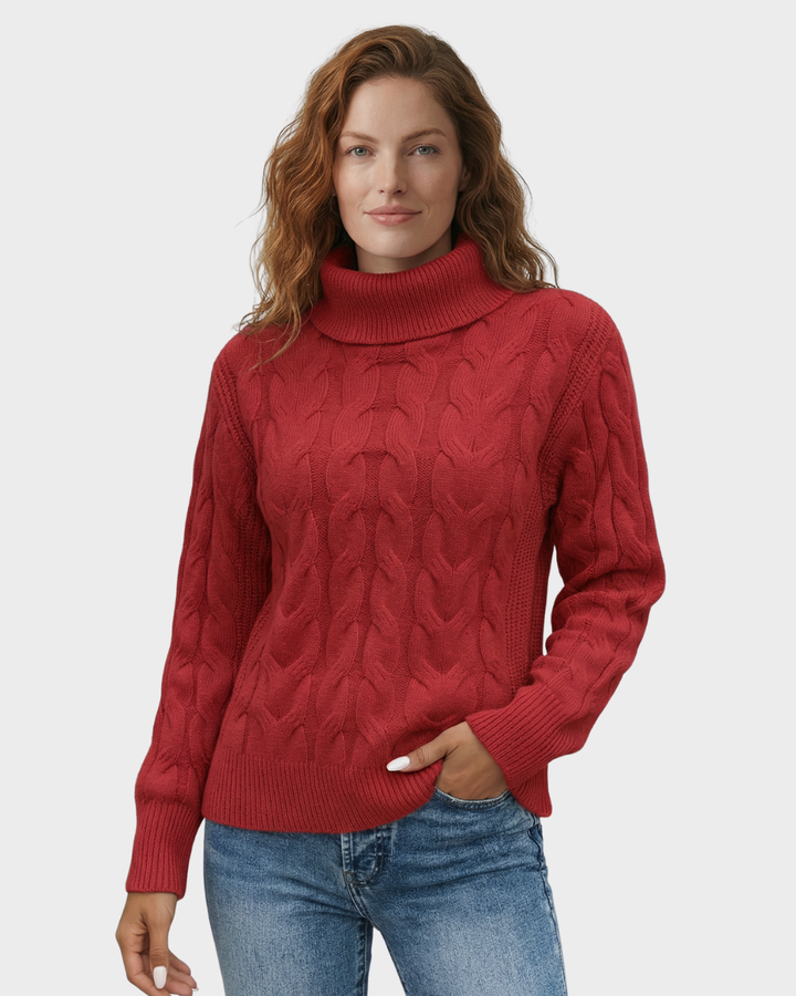 Suéter de cuello alto – elegancia y comodidad