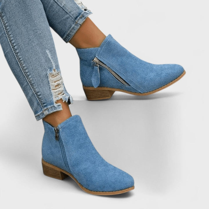 Fiora - Botas vintage de estilo clásico
