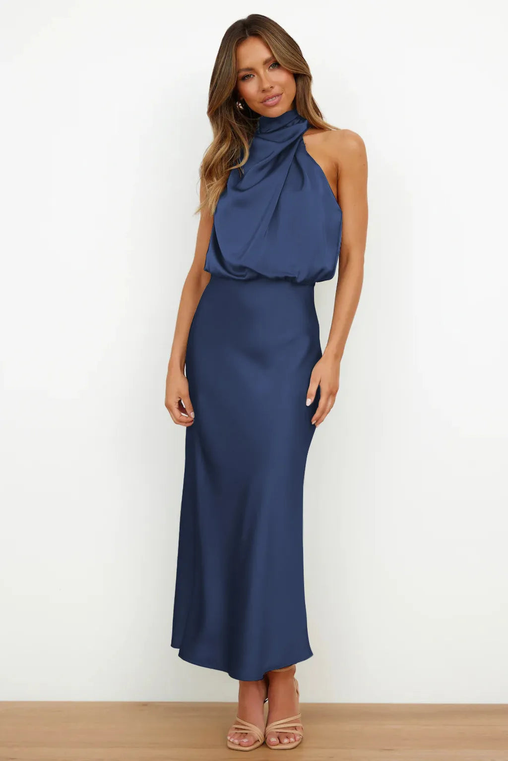 Vestido de Cortina de Satén
