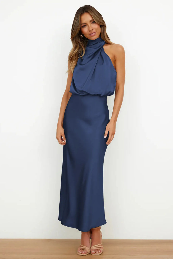 Vestido de Cortina de Satén