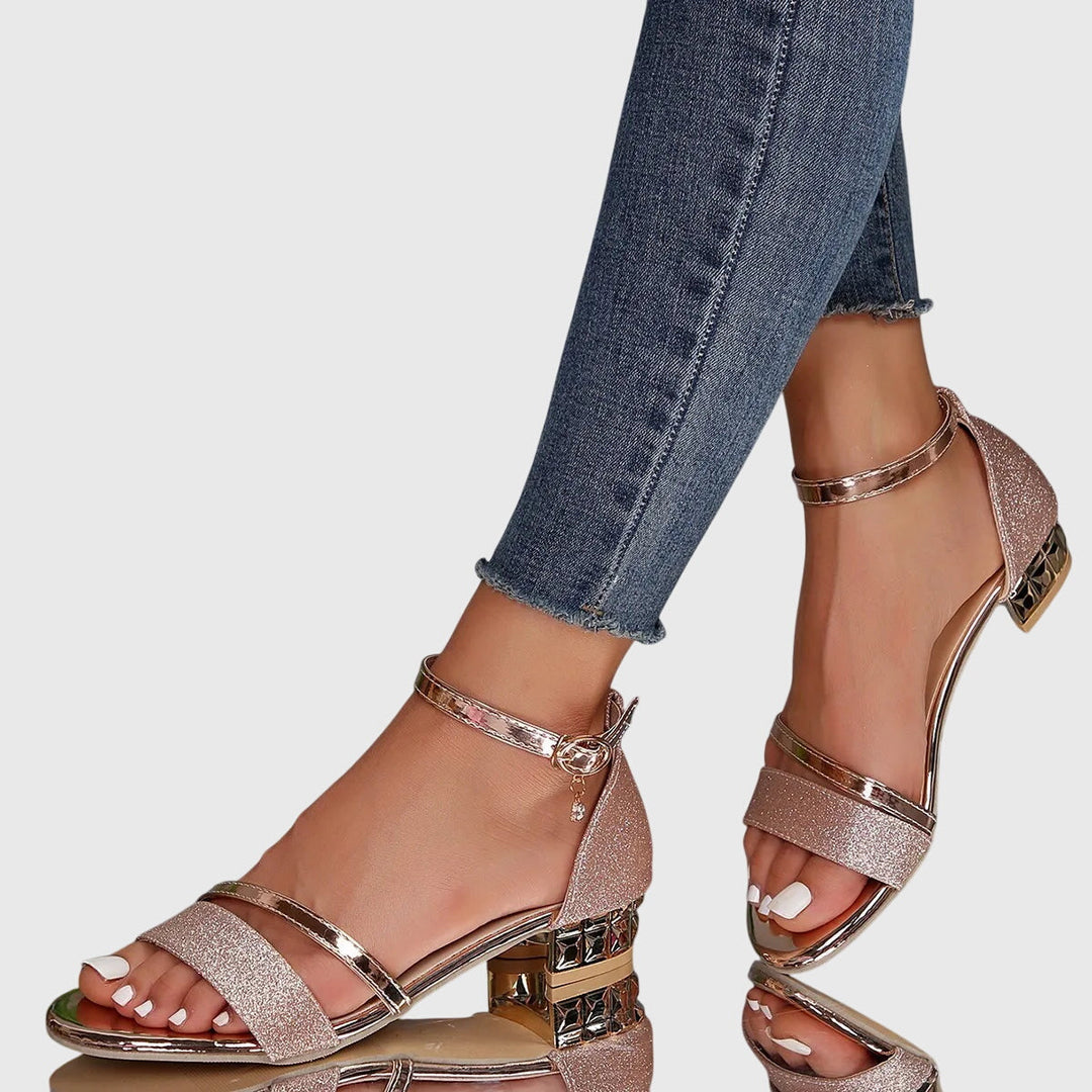 Alison™ | Sandalias ortopédicas con tacón
