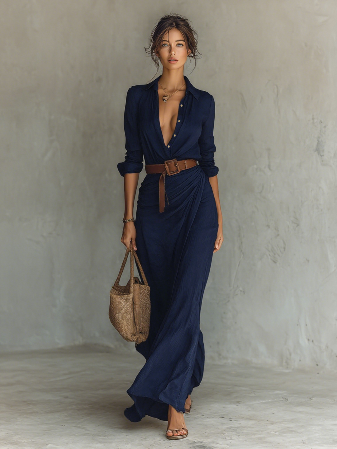 Victoria - Vestido largo casual