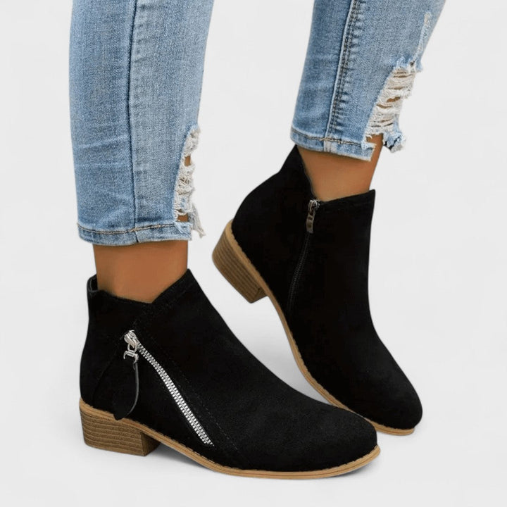 Fiora - Botas vintage de estilo clásico