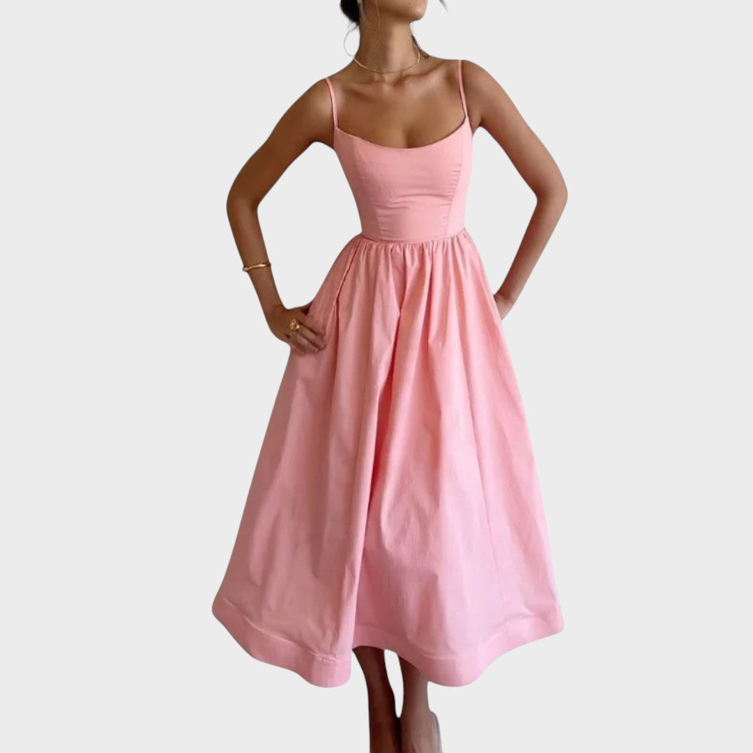 Jovie – Vestido Con Tirantes Finos