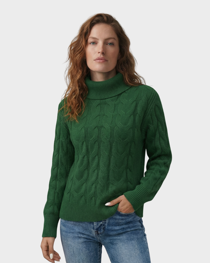 Suéter de cuello alto – elegancia y comodidad