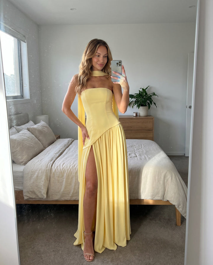 Vestido de Espalda Cruzada