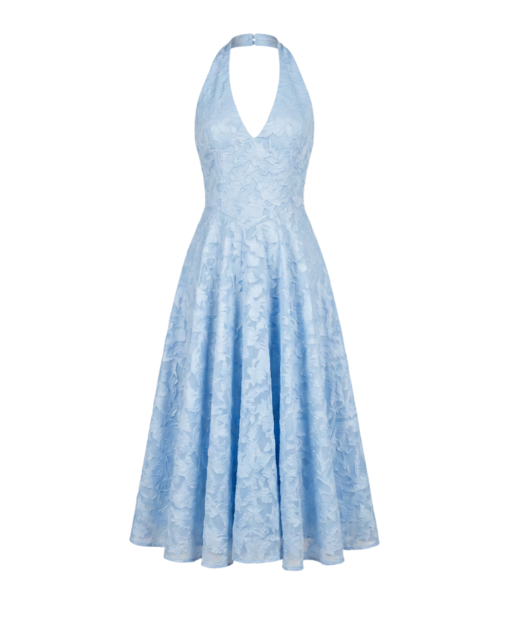 Vestido con Línea de Pliegues
