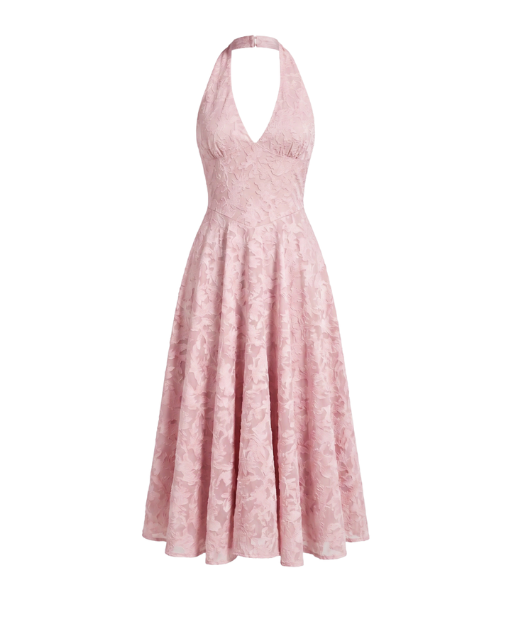 Vestido con Línea de Pliegues
