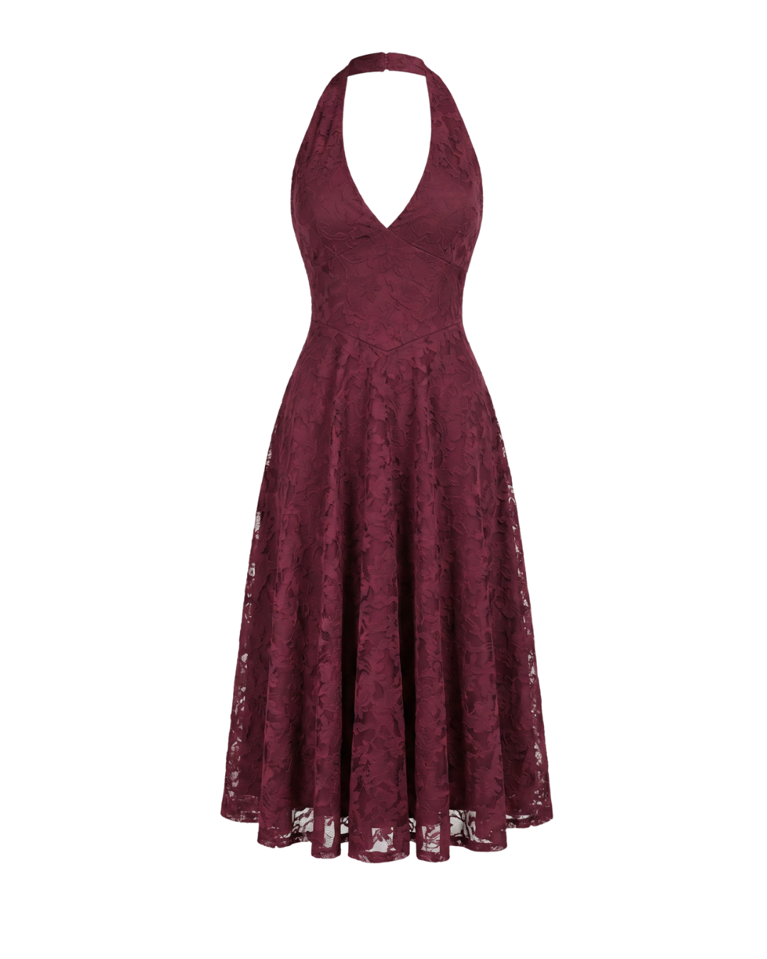 Vestido con Línea de Pliegues