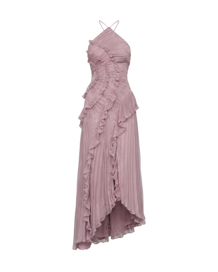Vestido de Noche con Pliegues