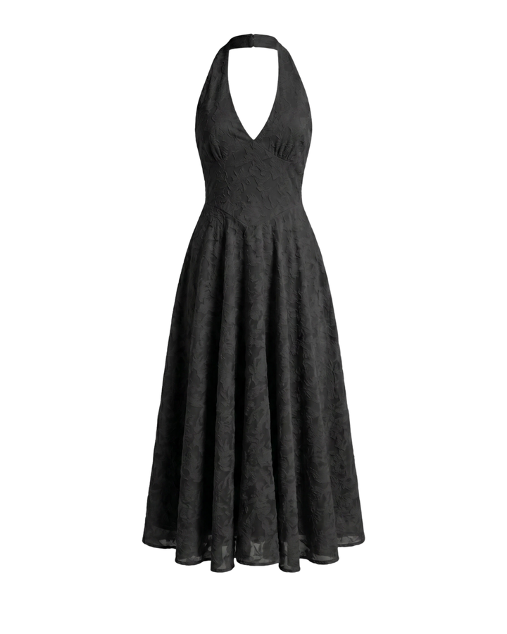 Vestido con Línea de Pliegues