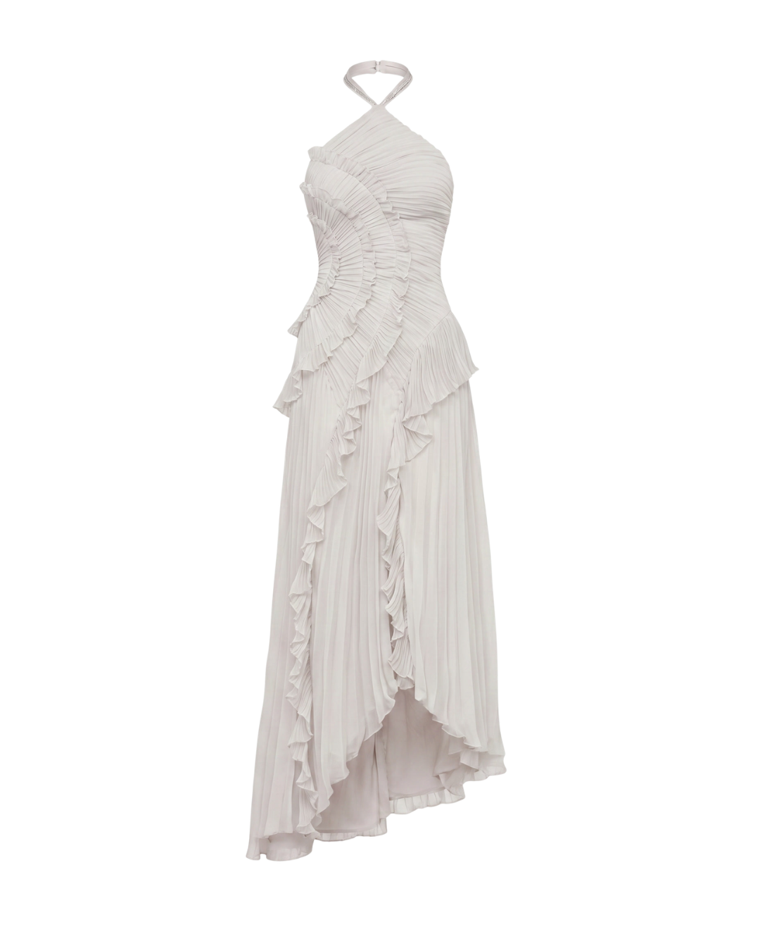 Vestido de Noche con Pliegues