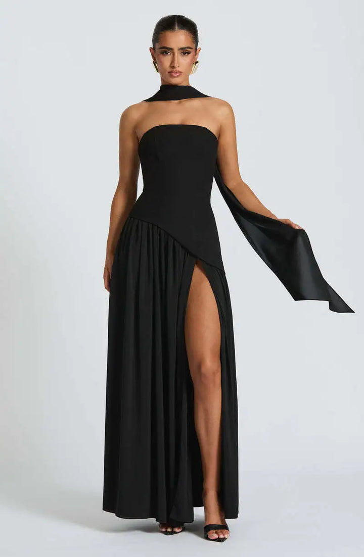 Vestido de Espalda Cruzada