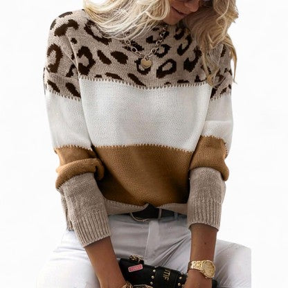 Camilla | Suéter Elegante con Leopardo