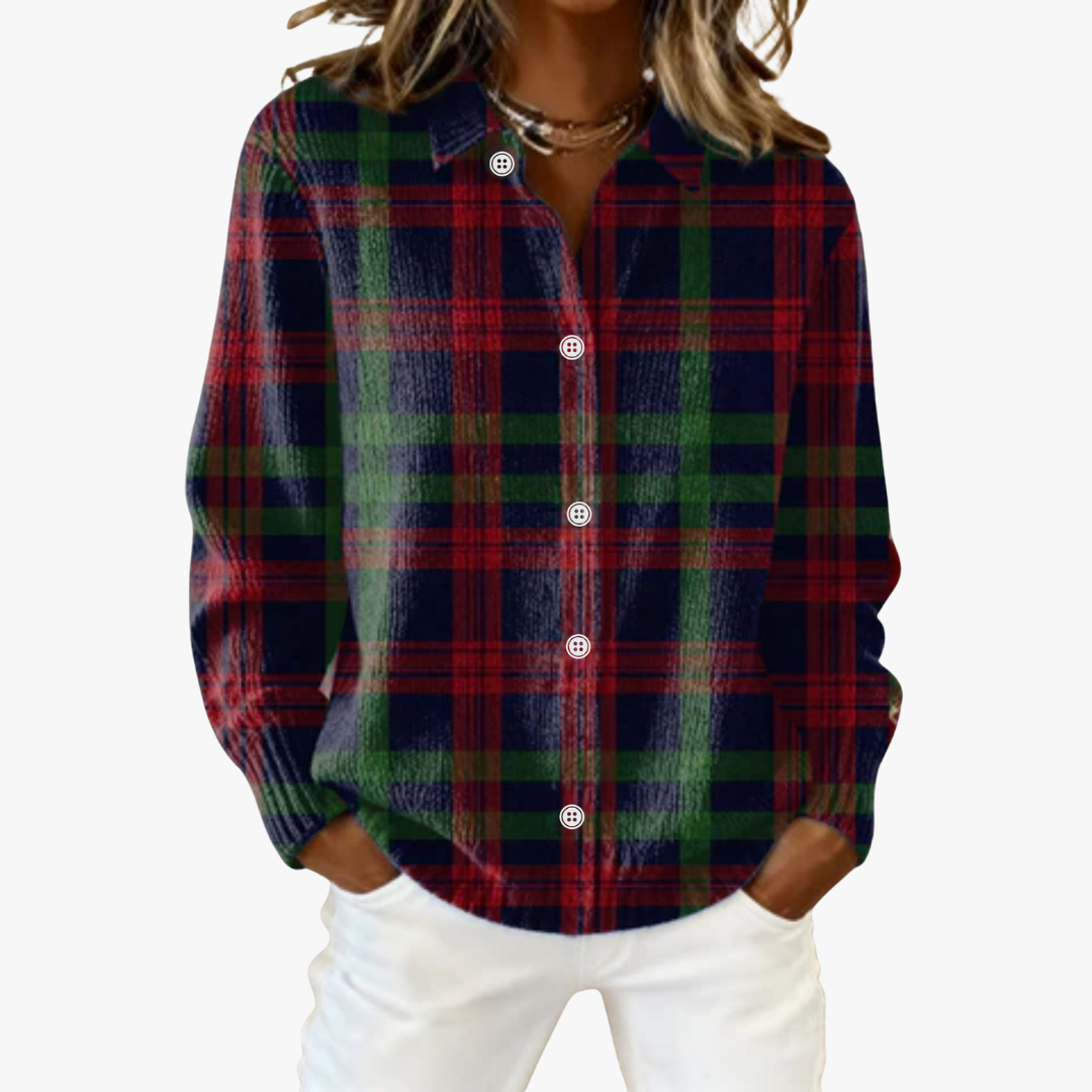 Gunilla – Blusa con Capucha a Cuadros