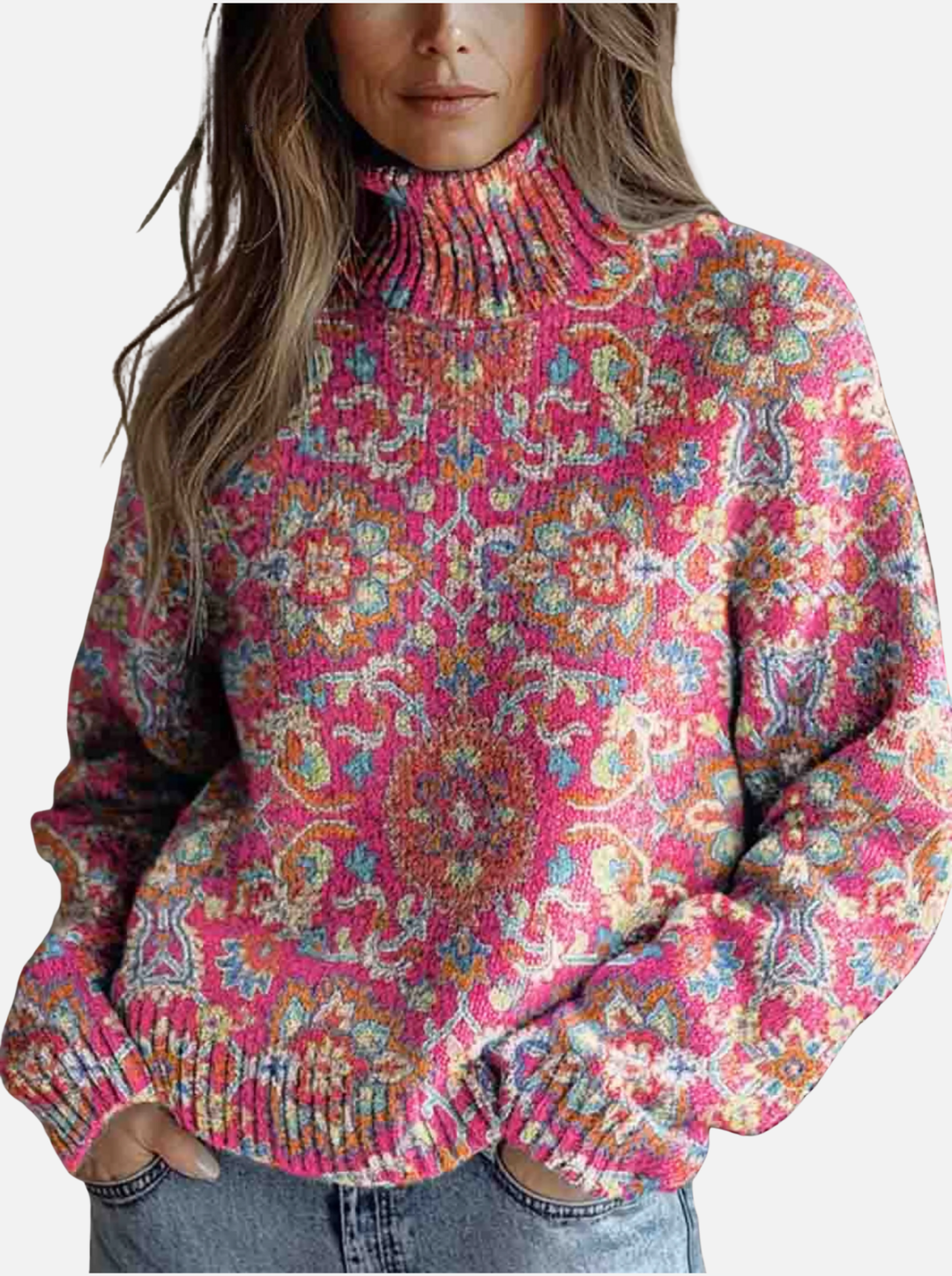 Lorena – Jersey de Cuello Alto Artístico