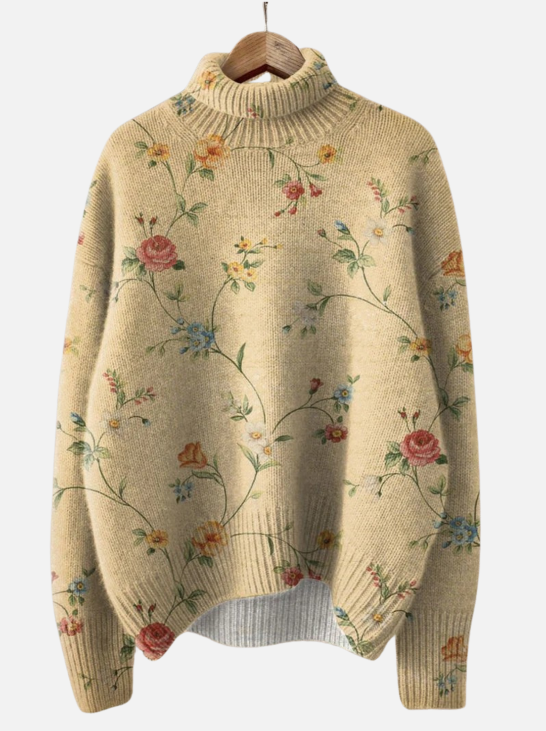 Clara – Jersey de Cuello Alto Artístico