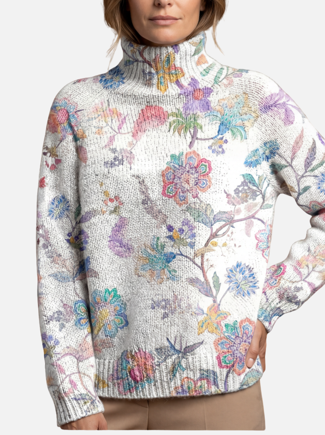 Rocío – Jersey de Cuello Alto Artístico